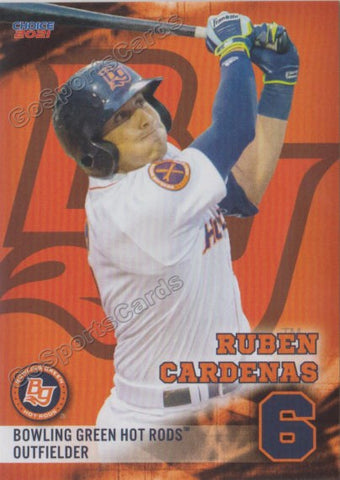 2021 Bowling Green Hot Rods Ruben Cardenas