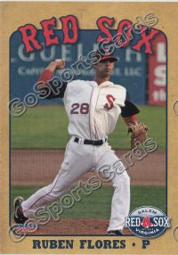 2012 Salem Red Sox Ruben Flores