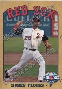 2012 Salem Red Sox Ruben Flores