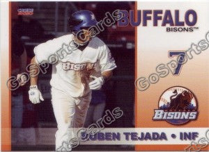 2010 Buffalo Bisons Ruben Tejada