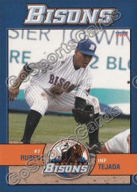 2011 Buffalo Bisons Ruben Tejada