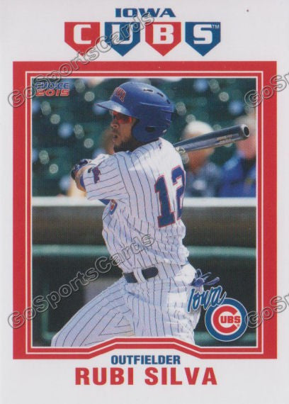 2015 Iowa Cubs Rubi Silva