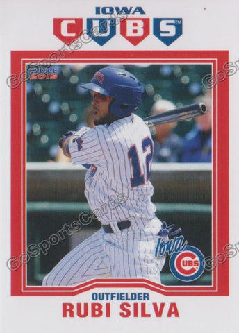2015 Iowa Cubs Rubi Silva