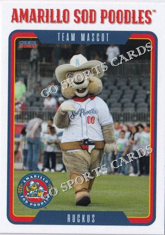 2023 Amarillo Sod Poodles Ruckus Mascot