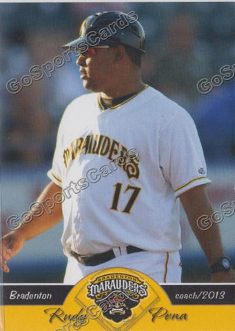 2013 Bradenton Marauders Rudy Pena