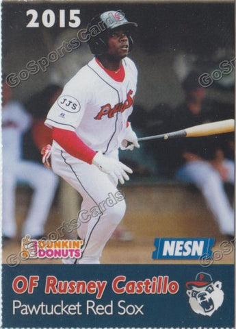 2015 Pawtucket Red Sox SGA Dunkin Donuts Rusney Castillo