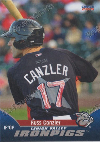 2015 Lehigh Valley IronPigs Russ Canzler 1st