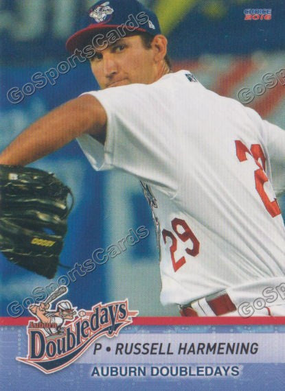 2016 Auburn Doubledays Russell Harmening
