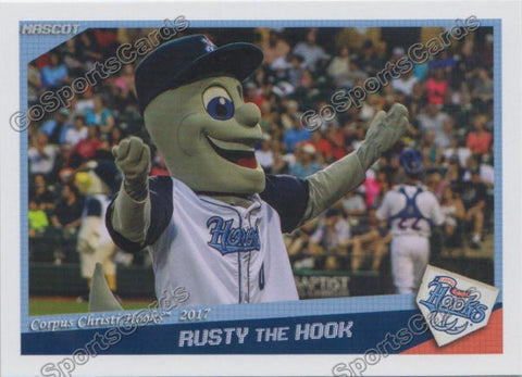 2017 Corpus Christi Hooks Rusty The Hook Mascot