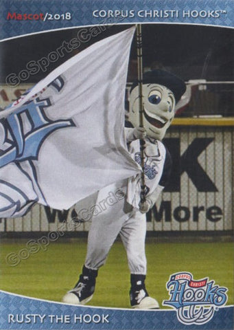 2018 Corpus Christi Hooks Rusty The Hook Mascot