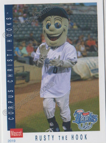 2019 Corpus Christi Hooks Rusty The Hook Mascot