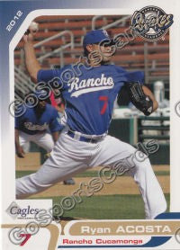 2012 Rancho Cucamonga Quakes Ryan Acosta