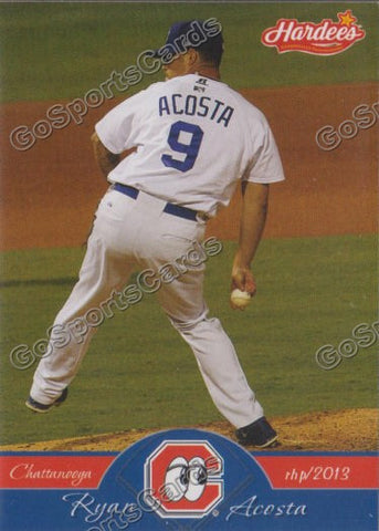 2013 Chattanooga Lookouts Ryan Acosta