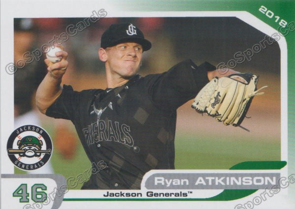 2018 Jackson Generals Ryan Atkinson