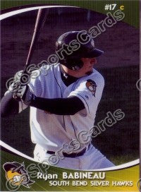 2009 South Bend Silver Hawks Ryan Babineau