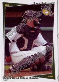 2010 South Bend Silver Hawks Ryan Babineau