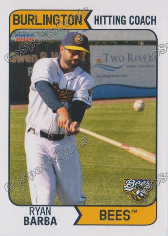 2015 Burlington Bees Ryan Barba