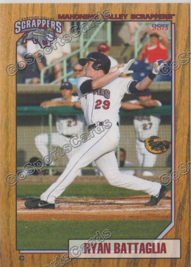 2013 Mahoning Valley Scrappers Ryan Battaglia