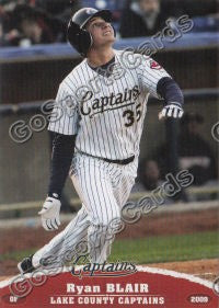 2009 Lake County Captains Ryan Blair