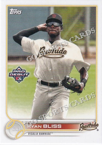 2022 Topps Pro Debut Ryan Bliss PD-168