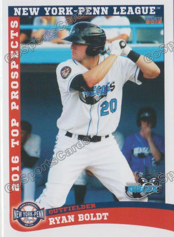 2016 New York Penn League Top Prospect NYPL Ryan Boldt