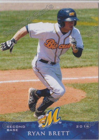 2014 Montgomery Biscuits Ryan Brett