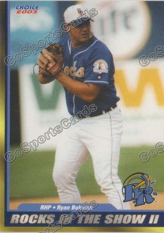 2003 Wilmington Blue Rocks Ryan Bukvich