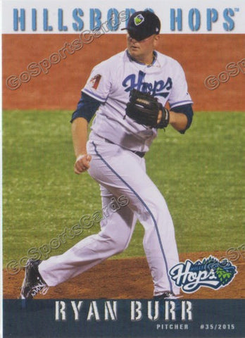 2015 Hillsboro Hops Ryan Burr