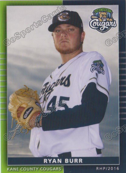 2016 Kane County Cougars Ryan Burr
