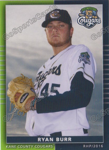 2016 Kane County Cougars Ryan Burr