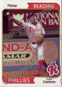 2007 Reading Phillies #3 Ryan Cameron