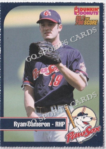 2003 Pawtucket Red Sox Dunkin Donuts SGA Ryan Cameron