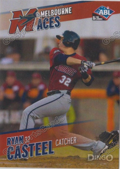 2013-2014 Melbourne Aces ABL Ryan Casteel