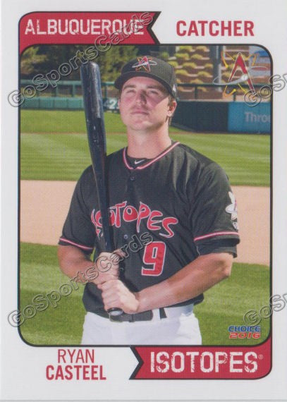 2016 Albuquerque Isotopes Ryan Casteel