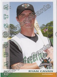2010 Augusta GreenJackets Ryan Cavan