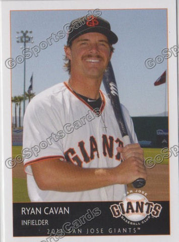 2013 San Jose Giants Ryan Cavan
