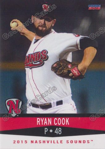 2015 Nashville Sounds Ryan Cook