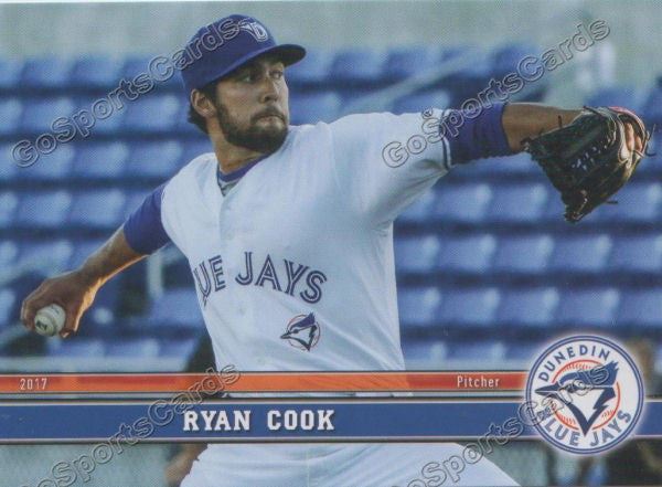 2017 Dunedin Blue Jays Ryan Cook