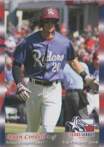 2016 Texas League Top Prospect Ryan Cordell