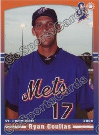 2008 St Lucie Mets Ryan Coultas
