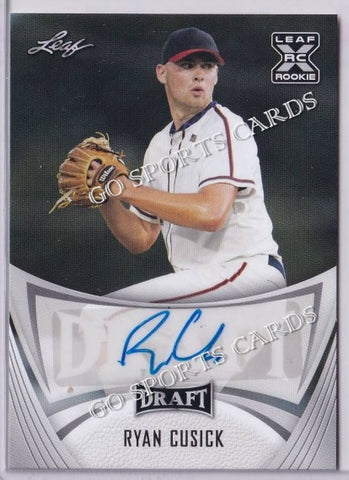 2021 Leaf Draft BA-RC2 Ryan Cusick XRC Autograph