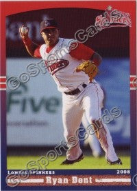 2008 Lowell Spinners Ryan Dent
