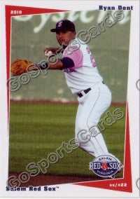2010 Salem Red Sox Ryan Dent