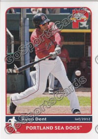 2012 Portland Sea Dogs Ryan Dent