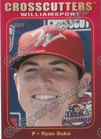 2011 Williamsport Crosscutters Ryan Duke
