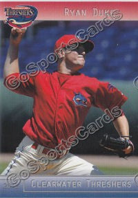 2012 Clearwater Threshers Ryan Duke