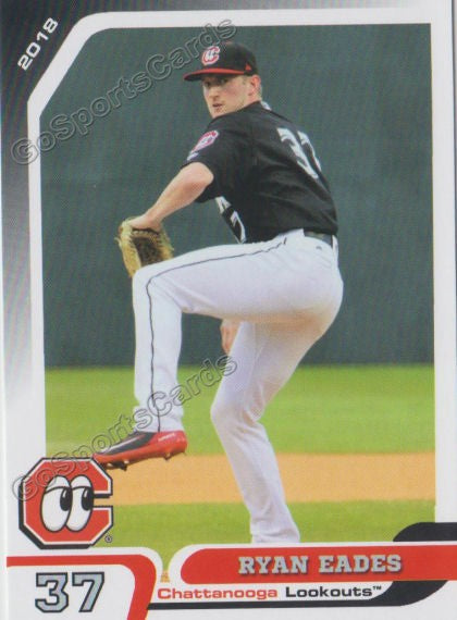 2018 Chattanooga Lookouts Ryan Eades