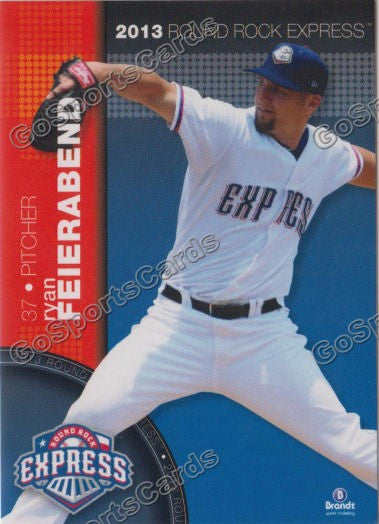 2013 Round Rock Express Ryan Feierabend