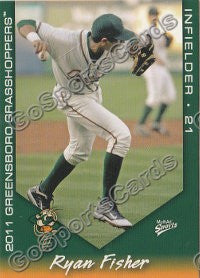 2011 Greensboro Grasshoppers Ryan Fisher