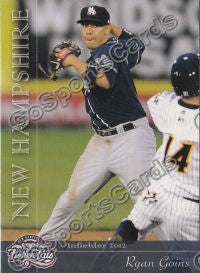 2012 New Hampshire Fisher Cats Ryan Goins